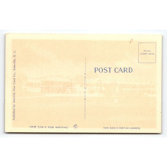 Vintage Linen Postcard Men's Dormitories Univ. of Virginia Charlottesville - Picture 2 of 2